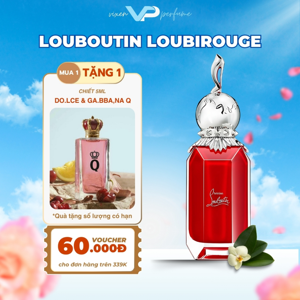 Nước Hoa Chiết Nữ Christian Louboutin Loubirouge Chính Hãng | Hương thơm Quyến rũ, Sang trọng