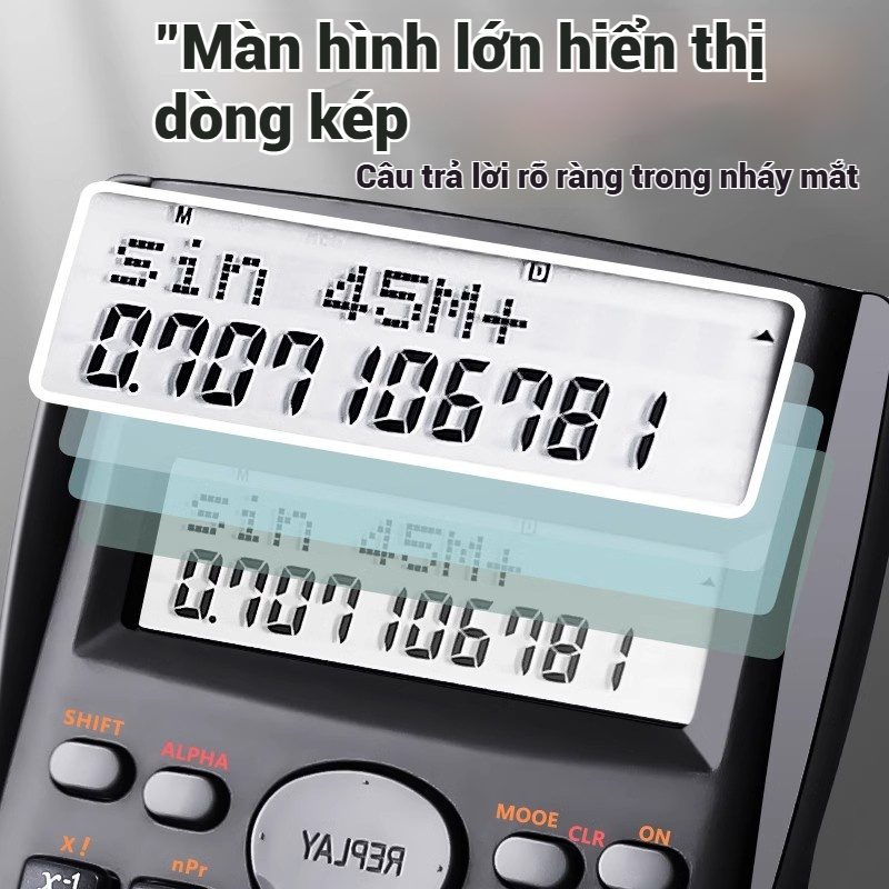 Máy tính cầm tay máy tính dành cho học sinh cấp 2 cấp 3, đồ dùng văn phòng phẩm cho học sinh | BigBuy360 - bigbuy360.vn