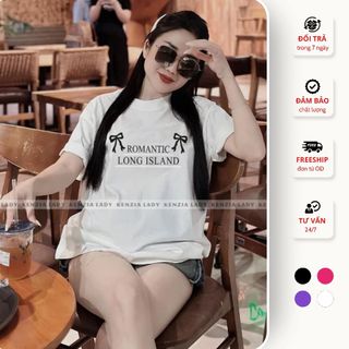 Áo Thun Nữ siêu cấp Form chuẩn Kenzia Lady - Áo Phông Cổ Tròn Tay Ngắn Basic Cotton 100% - KA5361