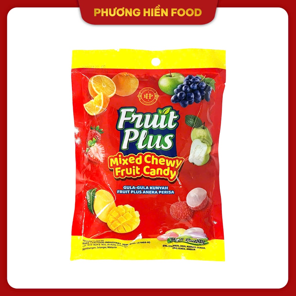 [ PH Food ] Kẹo mềm Fruit Plus hỗn hợp 90g - gói