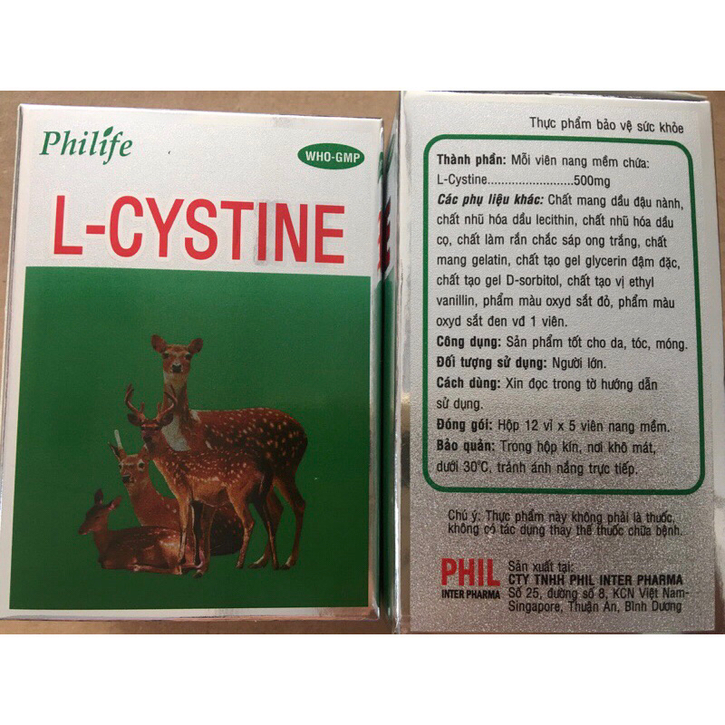 viên uống tốt cho da, tóc, móng L-cystine