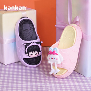 Dép Lê Cho Bé Gái KanKanStore Dép Trẻ Em Kuromi cinamoroll kitty Quai Ngang Siêu Nhẹ Êm Chân KA94a