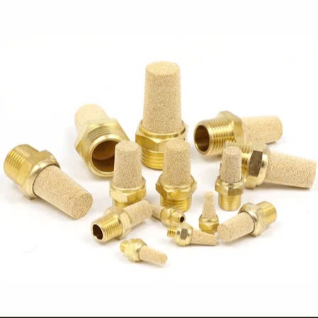 giảm thanh đồng china BSL01(ren 1/8) BSL02 (ren1/4) BSL03(ren 3/8) BSL04 (ren 1/2)