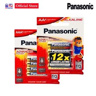 Vỉ 4 Pin AA / AAA Panasonic Alkaline Cao Cấp Siêu Bền - Hàng Chính Hãng