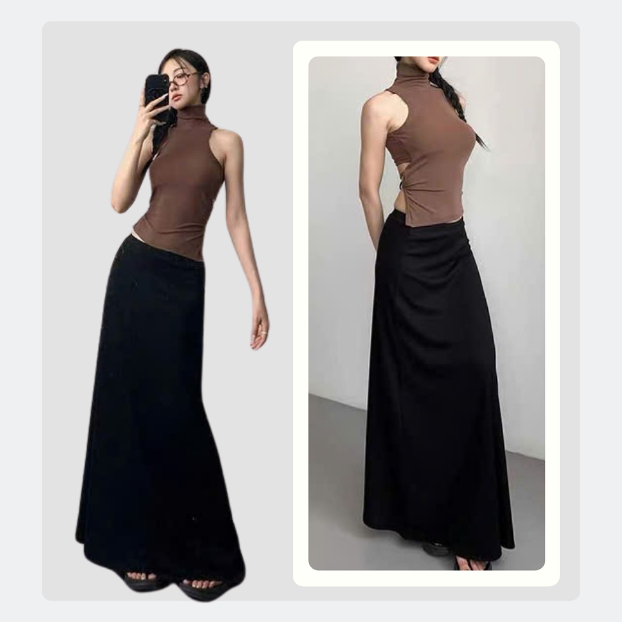 [BST TẾT 2026] Chân váy dài chữ A Luna , chân váy len lông thỏ suông dài dáng xòe xếp ly, mềm mịn mặc thu đông tết V85 | BigBuy360 - bigbuy360.vn