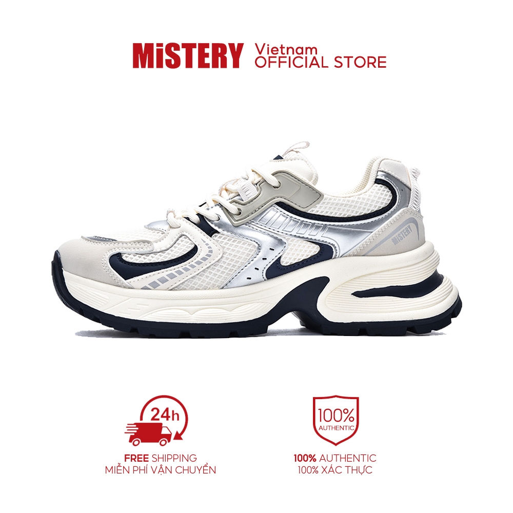 MiSTERY Giày Thể Thao Đế Dày 5.5cm Thời Trang Unisex Chạy Bộ MIS-1548
