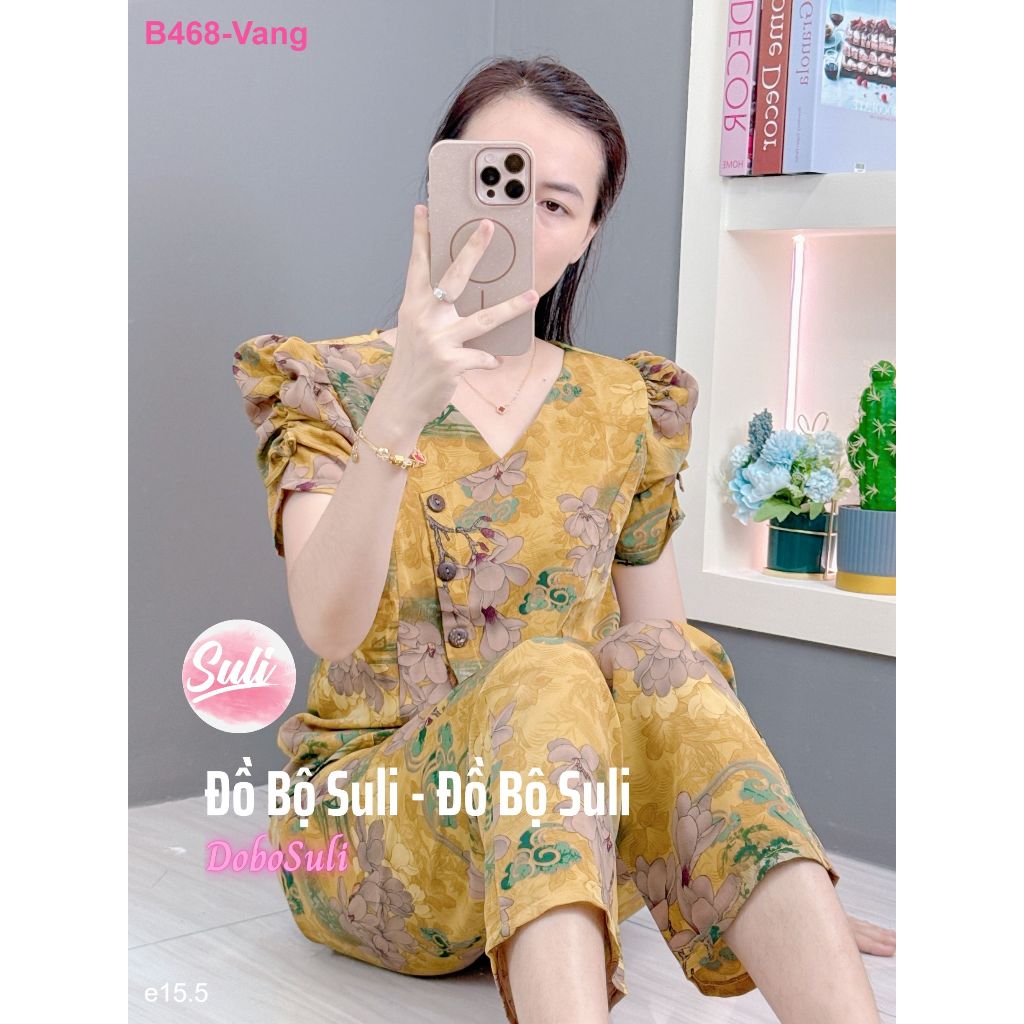 Bộ Dài Lụa Mango B468 B413 - Đồ Bộ Suli