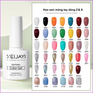 Nail Polish Keo 7.3ml Nail Gel Keo Làm móng tay Keo sơn móng tay Dòng R&Z Keo sơn móng tay khô nhanh