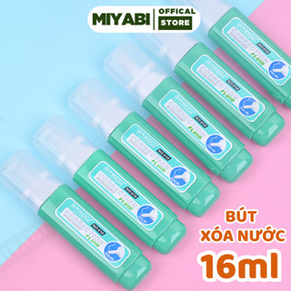 Bút xóa nước khô nhanh 16ml văn phòng phẩm bút xóa nước học sinh văn phòng an toàn sử dụng - MIYABI