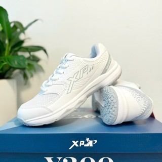 Giày XP V200 Trắng (Giày cầu lông, bóng chuyền, pickleball nam nữ)