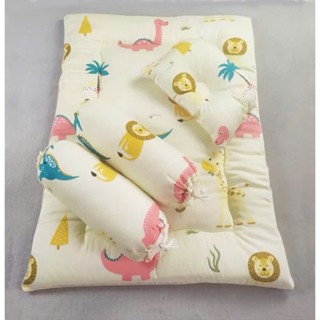  Bộ Nệm Gối Cho Bé Sơ Sinh Chất Cotton Mềm,cho bé từ 0 đến 2 tuổi 