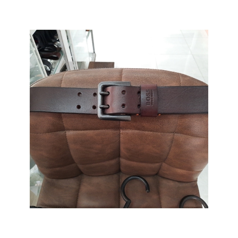 Thắt lưng Da bò nam Boss nam bản to 4.5cm 2 kim cao cấp