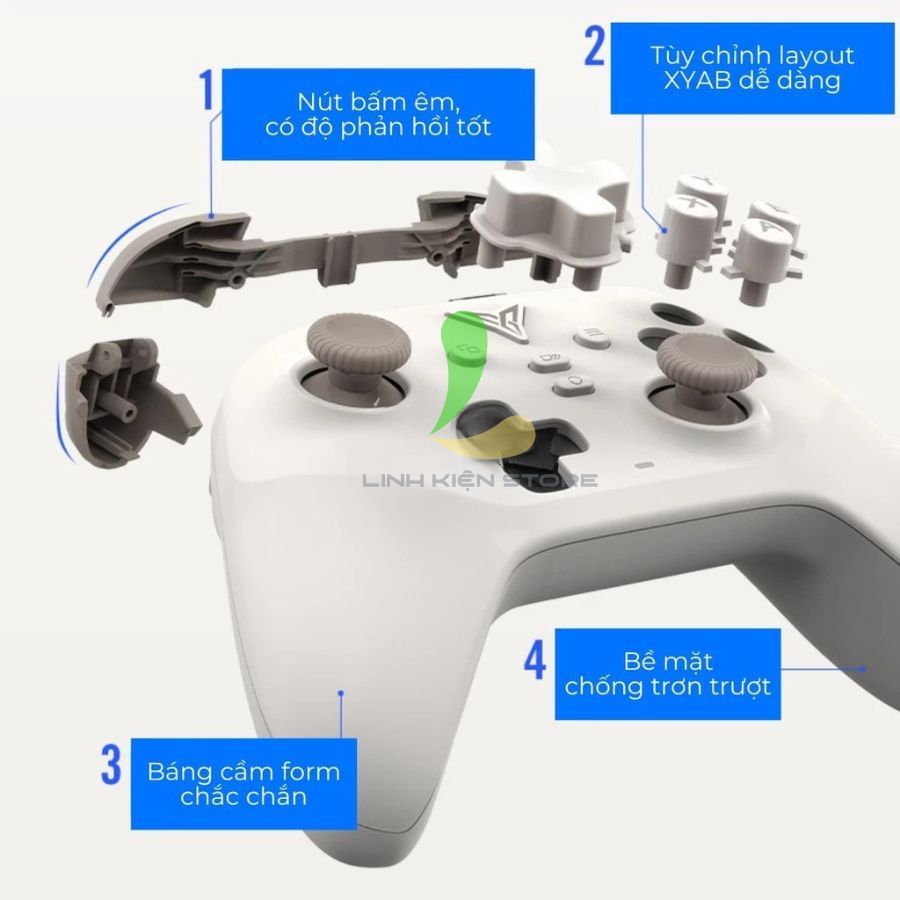 Tay Cầm Gaming Flydigi Dune Fox - Tay Cầm Chơi Game Wireless Hall Joystick Bền Bỉ | BigBuy360 - bigbuy360.vn