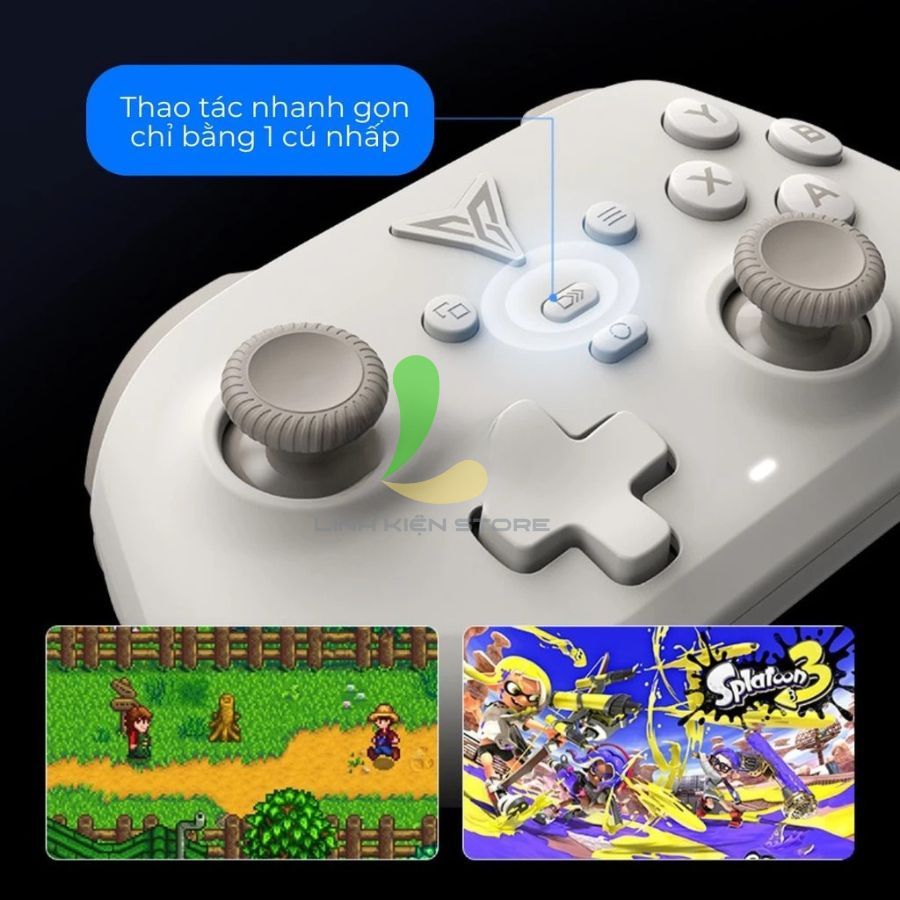 Tay Cầm Gaming Flydigi Dune Fox - Tay Cầm Chơi Game Wireless Hall Joystick Bền Bỉ | BigBuy360 - bigbuy360.vn