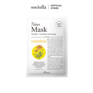   HSD Trước 10 2026  Mặt Nạ Làm Dịu & Phục Hồi Da Chiết Xuất Hoa Cúc Ariul 7 Days Mask Calendula 23ml 