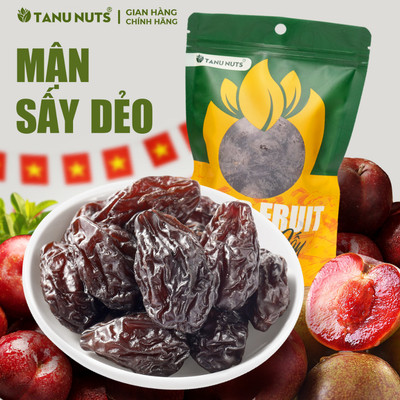 Mận sấy dẻo TANU NUTS túi 285,  trái cây sấy dẻo healthy tốt cho dân văn phòng.