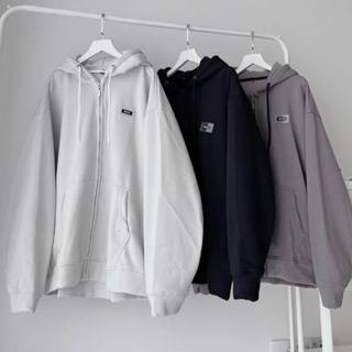 BingBing - Áo Khoác Nỉ Bông Form Rộng Tag Nhựa WZS Nam Nữ Unisex