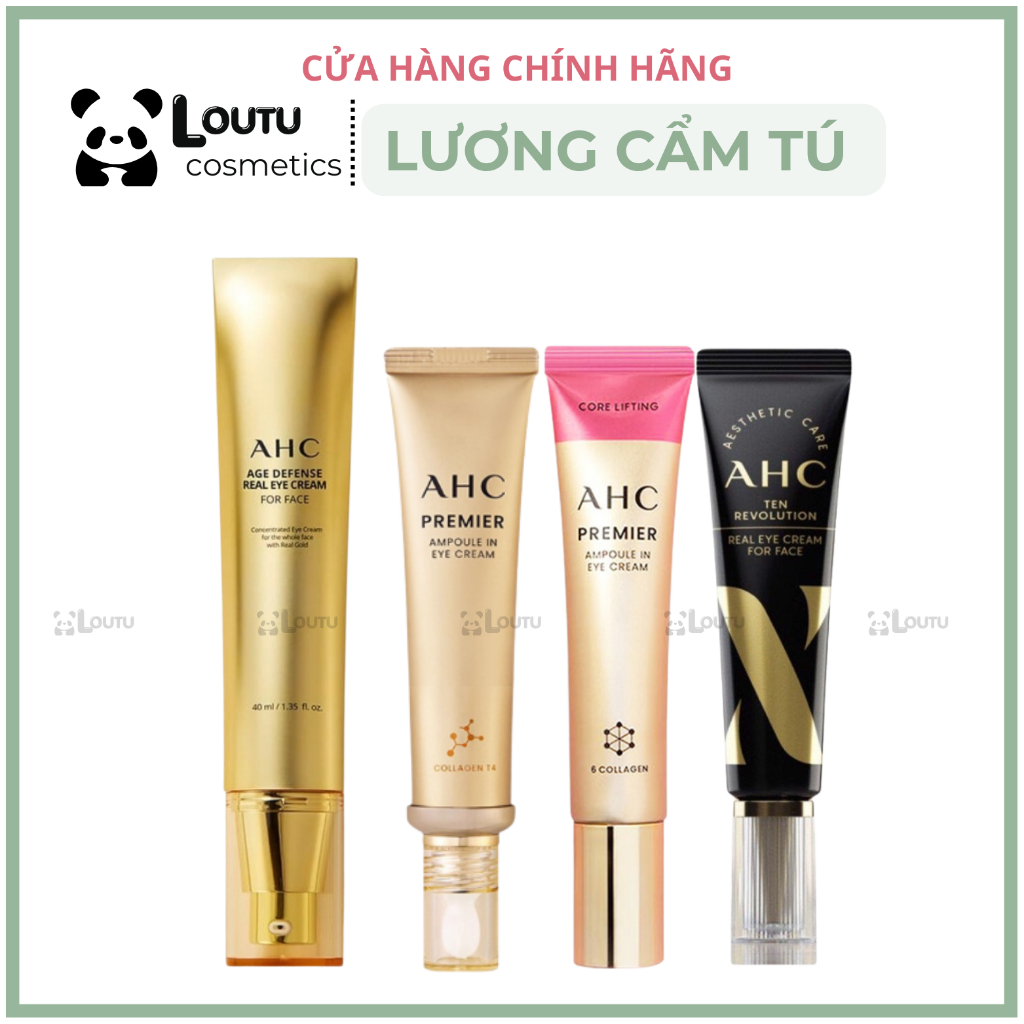 [AUTHENTIC-Loutu] Kem Mắt Chống Lão Hóa, Giảm Thâm Mắt, Mờ Nếp Nhăn AHC Age Defense/