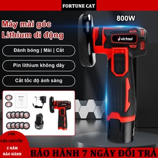 (Bảo Hành 2 Năm) Máy Mài Góc Cầm Tay Dùng Pin 800W, Đa Năng Cắt Mài Đánh Bóng