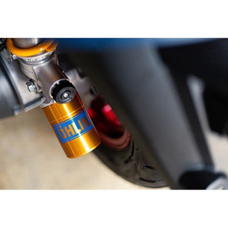 Tem Ohlins Xanh Kéo Lụa, Tem Trong Dán Phuộc Ohlins - MinhTuDecal