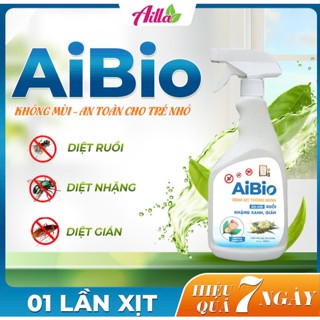 Bình Xịt Aibio Tiêu Diệt Ruồi, Nhặng Xanh, Gián Hiệu Quả, Nhanh Chóng, Không Mùi, An Toàn