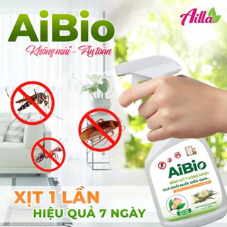 Bình Xịt AiBio Xua Đuổi Muỗi Kiến Gián Côn Trùng Hiệu Quả Nhanh Chóng An Toàn Cho Cả Người Và Vật Nuôi