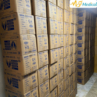 Găng Tay Dùng Một Lần Có Bột Duy Hàng | Hộp 100 Chiếc | Chất Liệu Cao Su Tự Nhiên