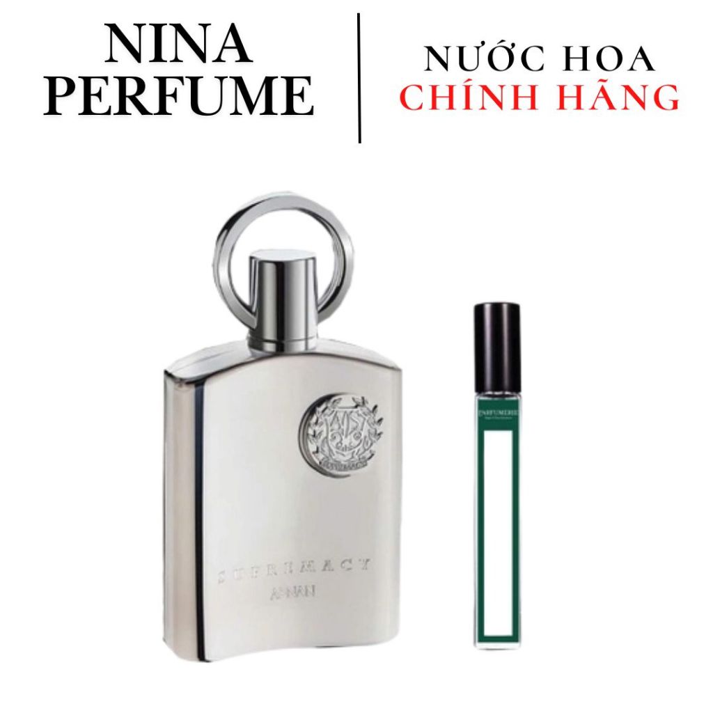 10ml Afnan Supremacy Silver | Nước Hoa Nam | NinaPerfume