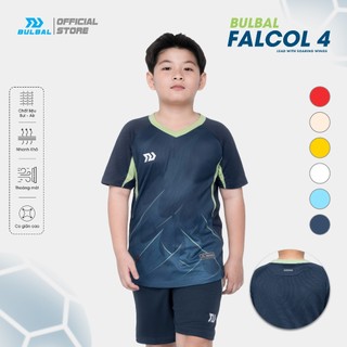  Bộ Quần Áo Bóng Đá Trẻ Em Bulbal Falcol 4 chất liệu vải Bul-Air co giãn cao thoáng mát 