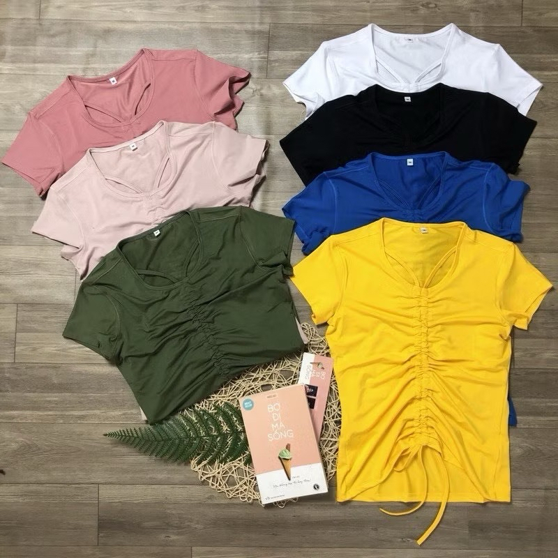 Áo Thun Thể Thao Nữ MILAVY Rút Dây