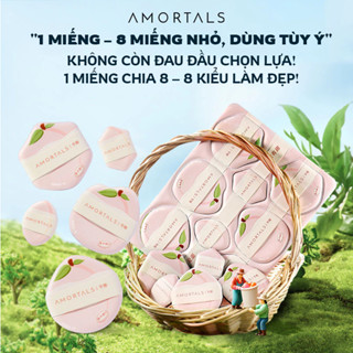 Bộ 8 Miếng Bông Mút Amortals Mềm Mịn Nhiều Hình Dạng Tiện Lợi