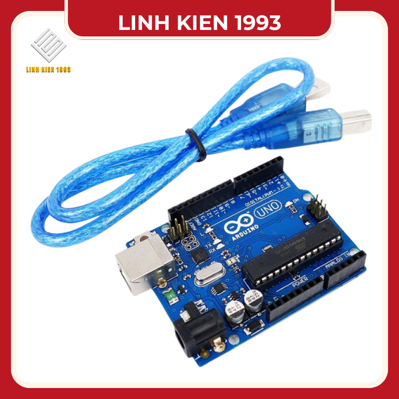 Mạch điện Arduino uno R3 dip chíp cắm  ATmega328