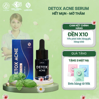  Serum mụn LURCINN cho da dầu chống tái mụn phục hồi da kiềm dầu ngừa mụn Prevent Acne Detox 10ml 