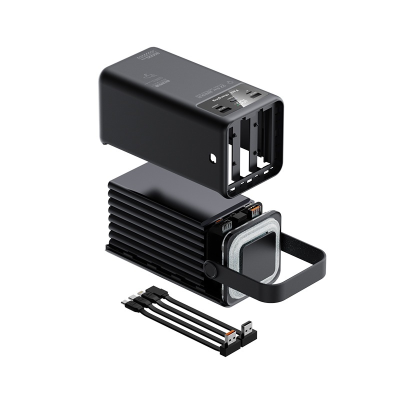 Sạc Dự Phòng 80.000mAh, Trạm Sạc Tích Điện Hỗ trợ sạc nhanh 22,5W, 4 đầu ra tích hợp đèn | BigBuy360 - bigbuy360.vn