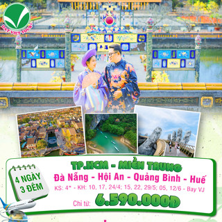 TOUR ĐÀ NẴNG | HỘI AN | QUẢNG BÌNH | HUẾ 4N3Đ