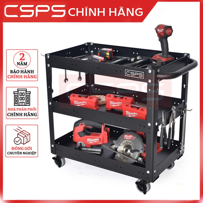 Xe đẩy CSPS 3 ngăn - 71cm