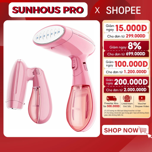 Bàn Là Hơi Nước Gấp Gọn Cầm Tay Sokany 1500W-Bàn Ủi Đứng Thế Hệ Mới Ủi Mạnh, Siêu Phăng