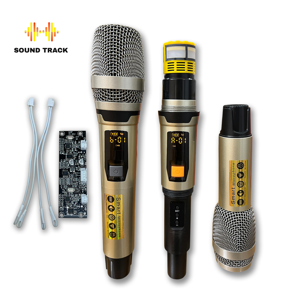 Micro loa kéo Q09 sóng cao tần UHF dễ hát chống hú chất liệu bán kim loại