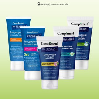 Sữa Rửa Mặt Compliment No Problem Giúp Làm Sạch Sâu, Hỗ Trợ Giảm Mụn (200ml/tuýp)