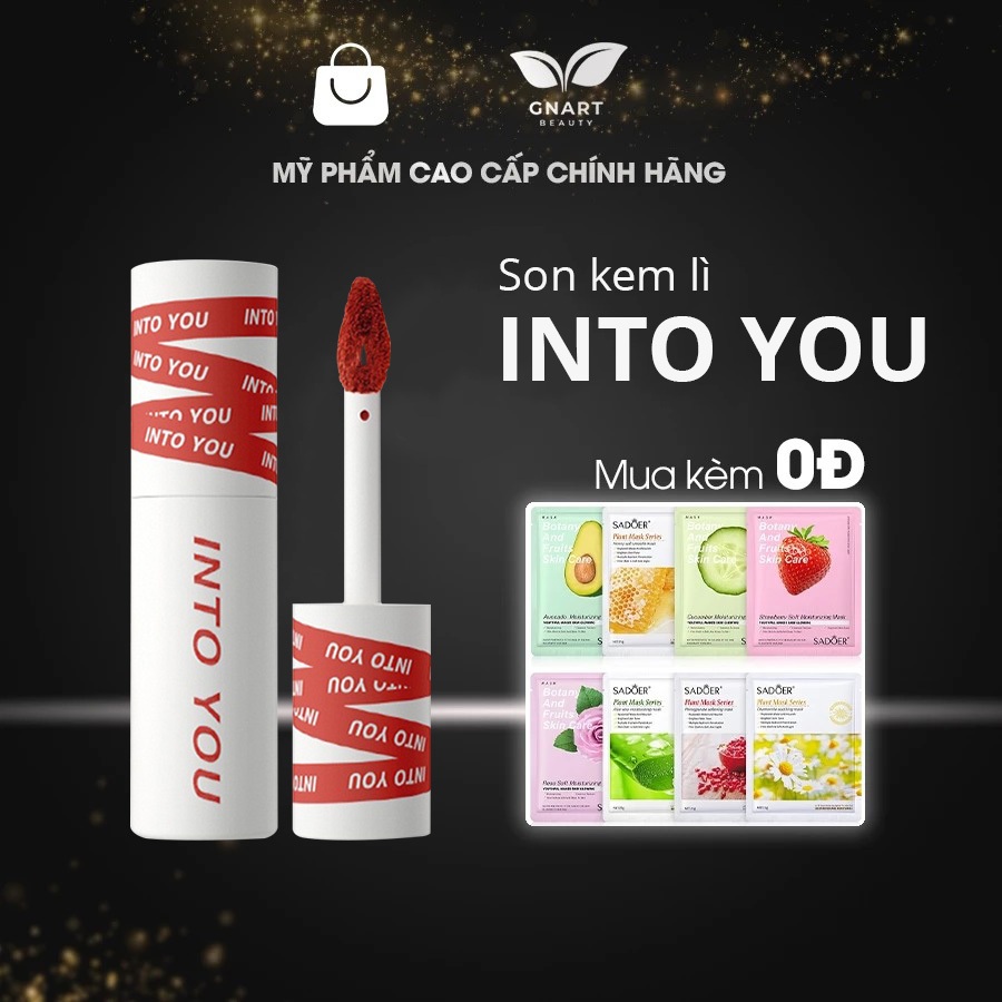 Son Lì Into You kem lì bùn môi Into You Em08 EM23 không trôi chính hãng bền Làm Đều Màu Môi gnart_be
