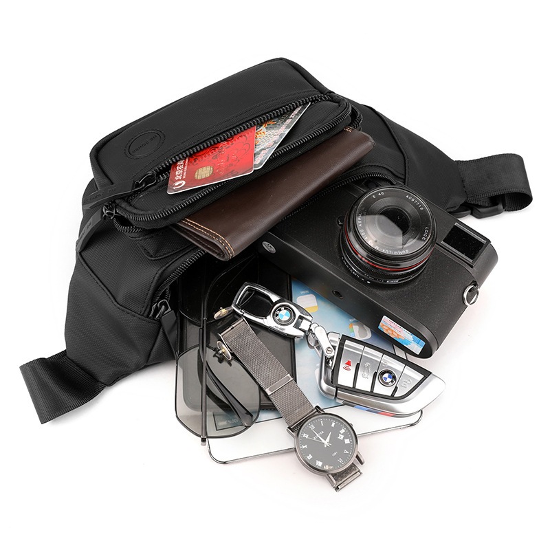 Túi Bao Tử Nam Sunny Bag WP-1258, Vải Nylon Chống Nước, Thiết Kế Nhiều Ngăn Gọn Nhẹ, Có Thể Đeo Ngực, Đeo Hông Tiện Lợi | BigBuy360 - bigbuy360.vn