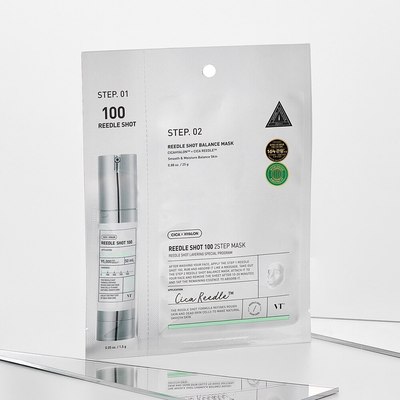 Mặt Nạ Dưỡng Da VT Reedle Shot 100 2Step Mask 1.5g+20g