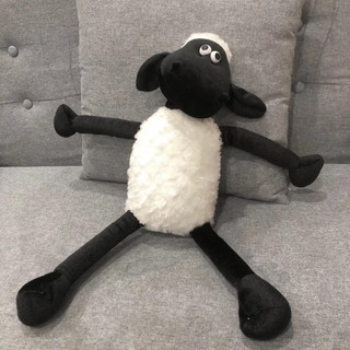 Thú nhồi bông cừu Shaun In The Sheep vải siêu mịn an toàn, gấu bông cừu đen, cừu béo cao cấp Mirana