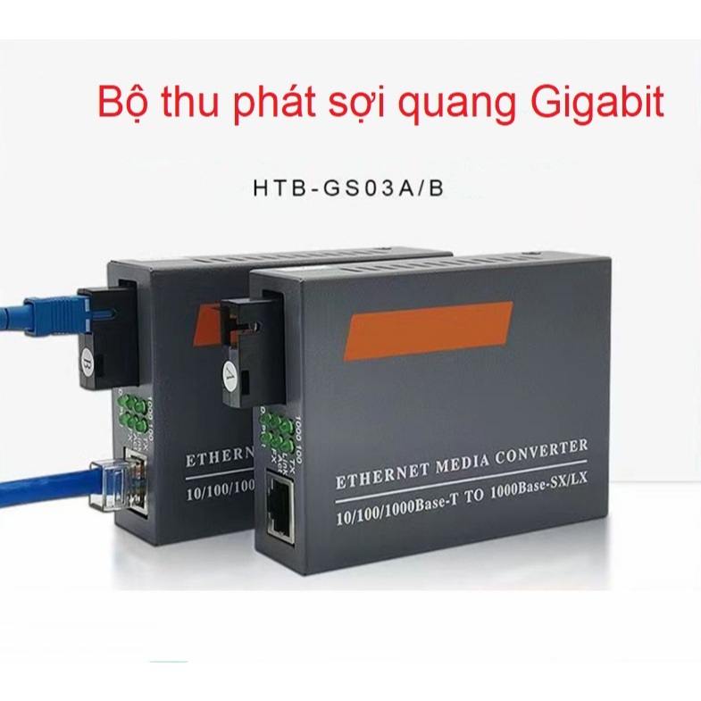 Bộ chuyển đổi quang điện, converter quang HTB-3100AB, HTB-GS03AB