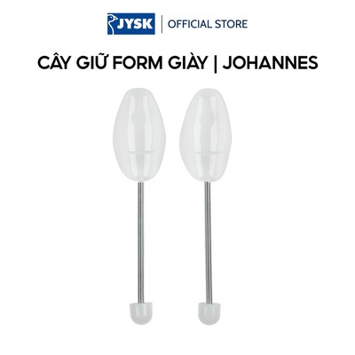 Cây giữ form giày | JYSK JOHANNES | bộ 2 chiếc | sắt/polypropylene | trong suốt | D34cm