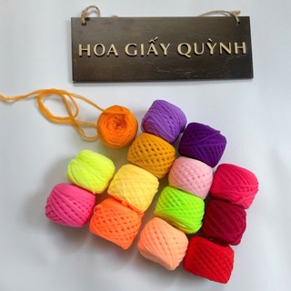 Combo 5 cuộn LEN xù (sợi bông)  nhiều màu
