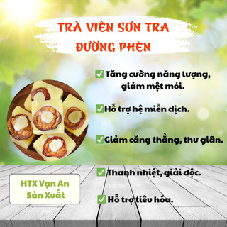 Trà Sơn Tra Đường Phèn Mật Ong Thảo Mộc Vạn An Hỗ Trợ Tim Và Mạch Máu Huyết Áp Cao Giảm Tích Mỡ