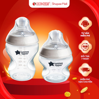 Bình Sữa Tommee Tippee PP Núm Ty Siêu Mềm Van Chống Đầy Hơi Thông Minh 150ml 260ml - Bibomart