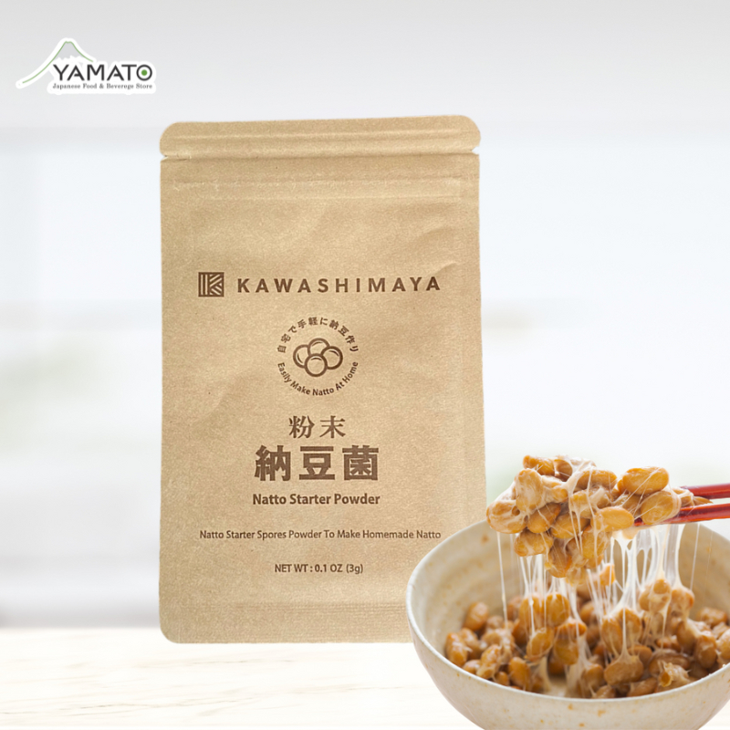 Men làm Natto Đậu tương lên men Nhật Bản gói 3g - Men Bacillus natto