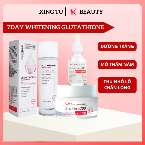 Kem ANGEL LIQUID 7Day Tinh Chất 7day Niacinamide Toner ANGEL LIQUID Dưỡng Trắng Da, Mờ Thâm Nám 50g 
